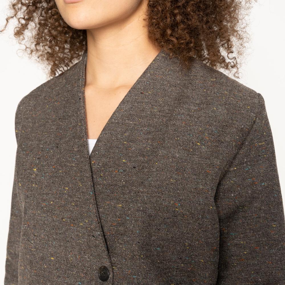 Naked & Famous Denim Wool Blend Multi Nep