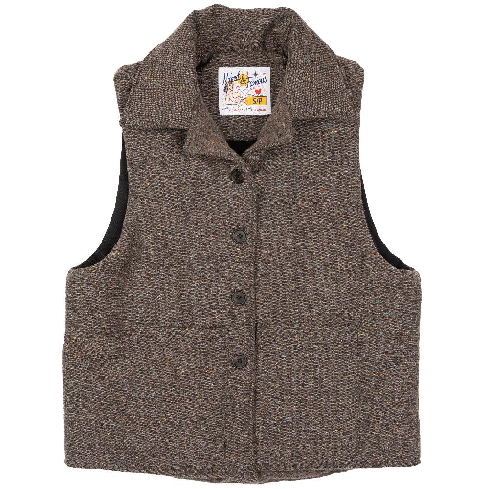 naked & famous denim Wool Blend Multi Nep