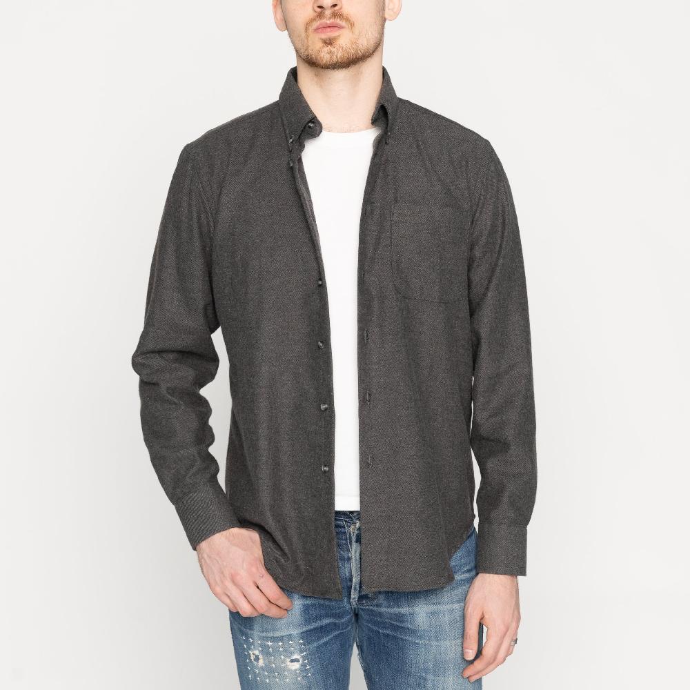 naked & famous denim Yak Fiber Brushed Flannel
