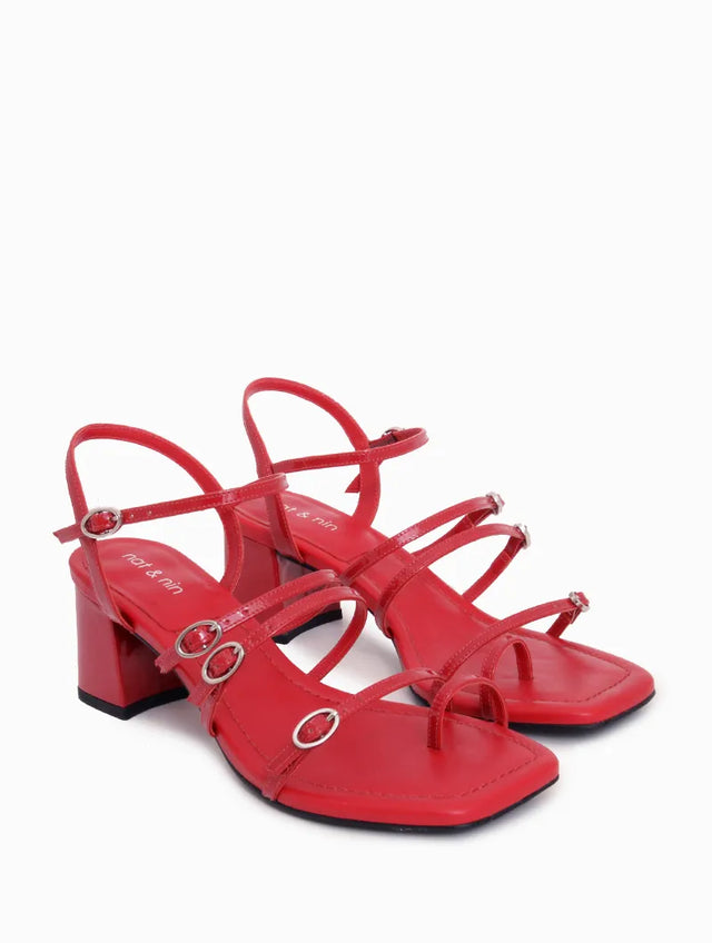 Nat & Nin Chaussures Femme Maldives Rouge Amour Rouge Amour