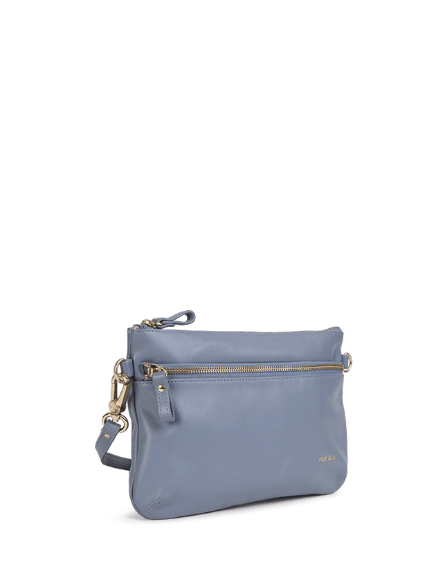 Nat & Nin Mini Sacs Et Pochettes Vicky Bleu Plume