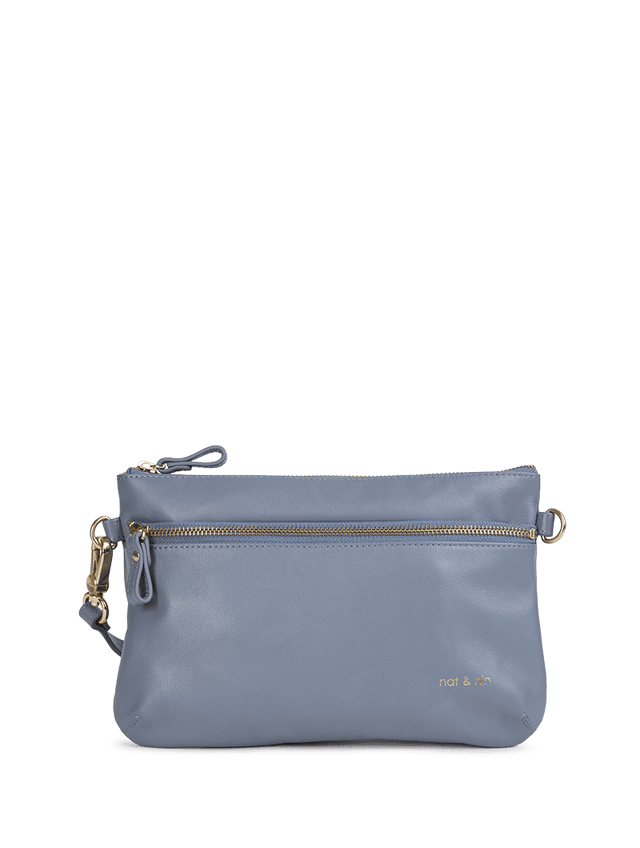 Nat & Nin Mini sacs et pochettes Vicky Bleu plume