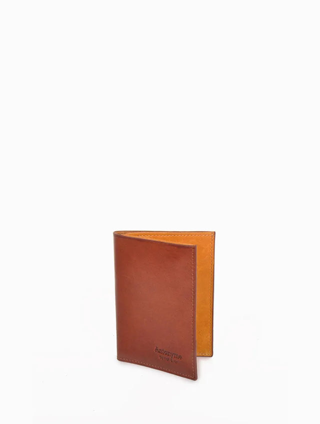 Nat & Nin Porte cartes Antonyme Paul Cognac vegetal