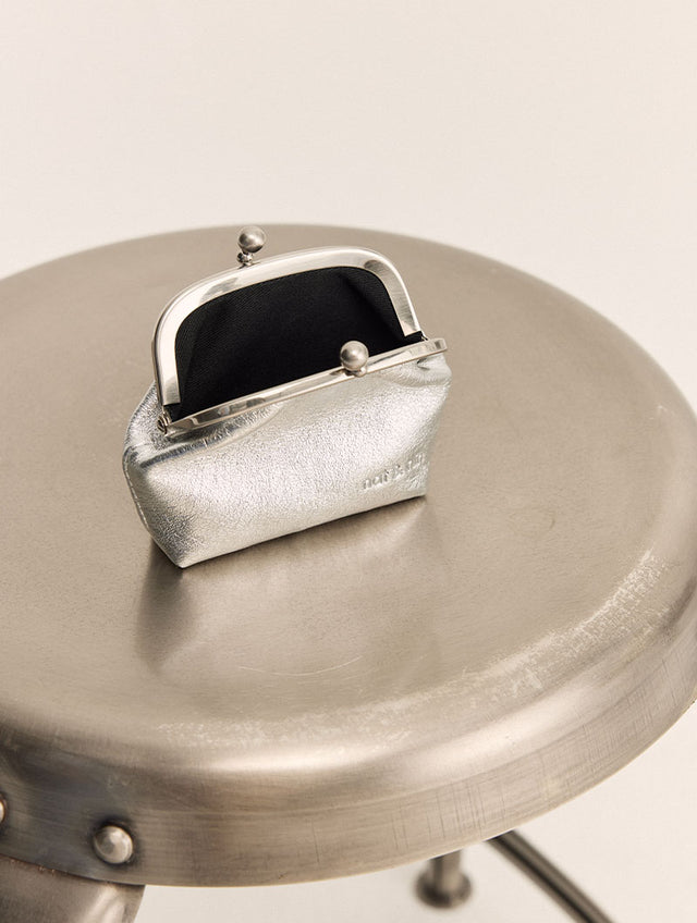 Nat & Nin Porte Monnaies Mini Bibi Aqua Silver