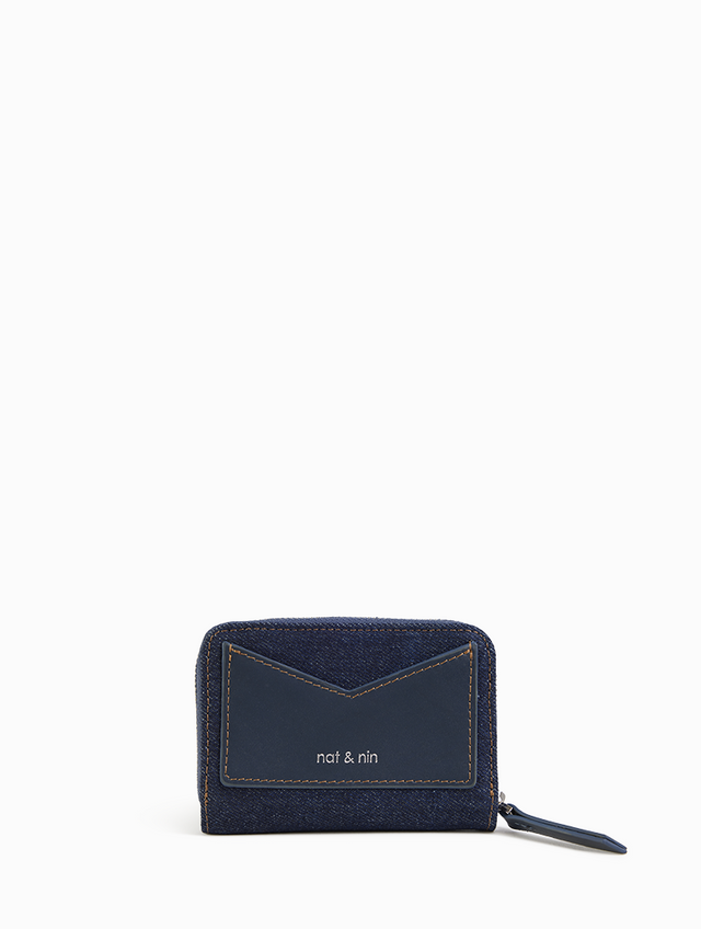 Nat & Nin Porte monnaies Pia Denim Brut Denim brut