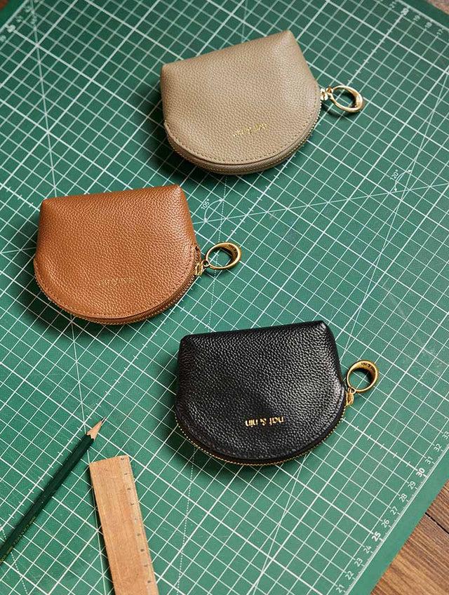 Nat & Nin Porte Monnaies Yuri Grège