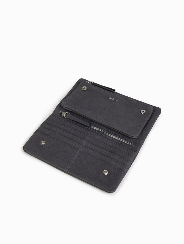 Nat & Nin Portefeuilles Ally Gris Ardoise