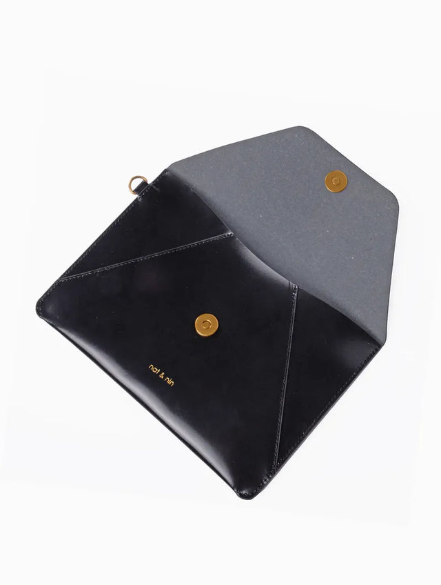 Nat & Nin Portefeuilles Costa L Recyclé Noir