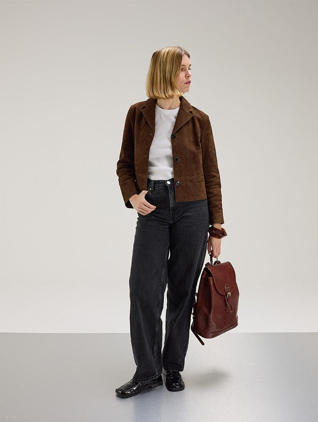 Nat & Nin Sacs à Dos Et Sacs A4 Jude Acajou