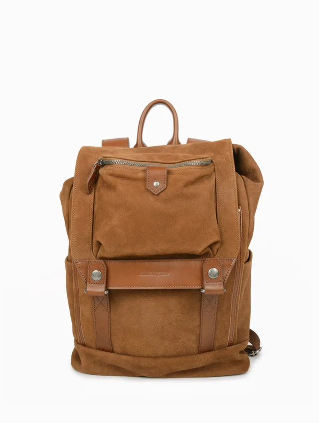 Nat & Nin Sacs à dos Homme Aaron Cuir Chaudron