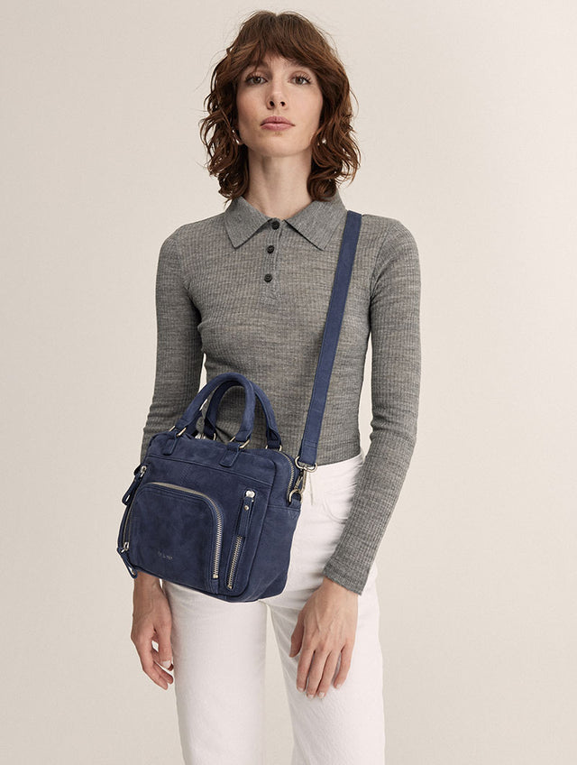 Nat & Nin Sacs à Main Mini Macy Marine