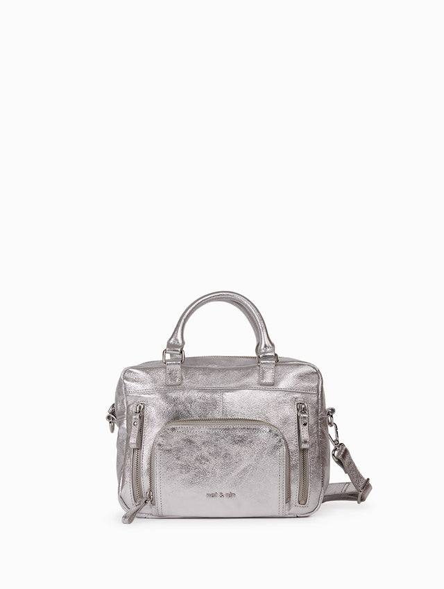 Nat & Nin Sacs à main Mini Macy Silver