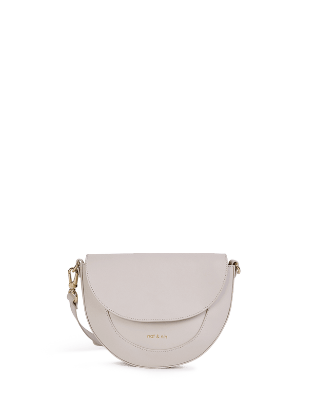 Nat & Nin Sacs porté épaule Bora Blanc argile