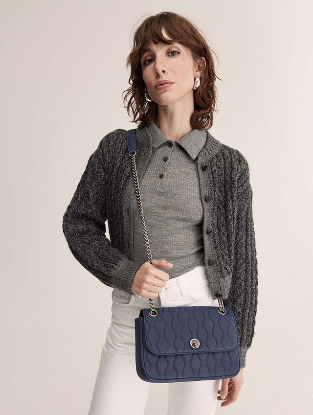 Nat & Nin Sacs Porté épaule Grace Marine