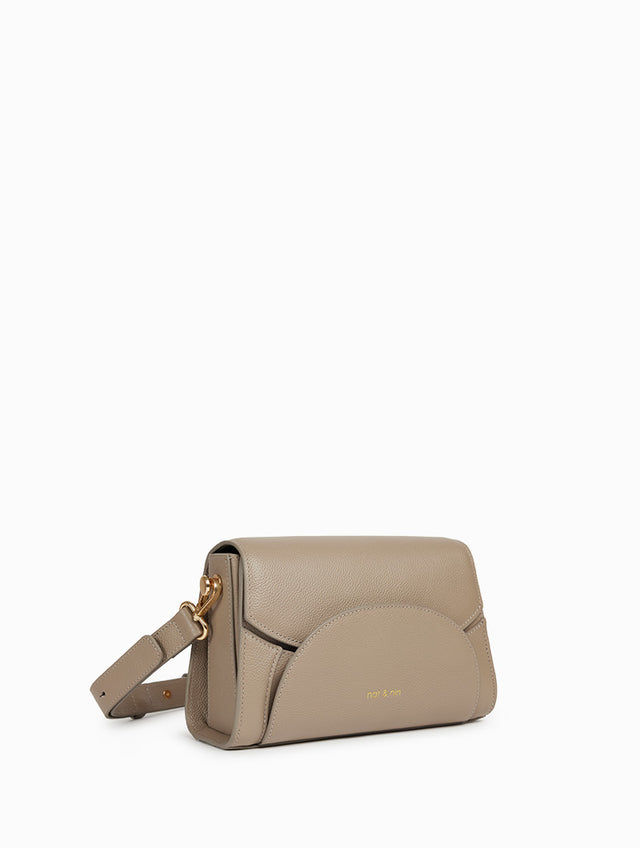 Nat & Nin Sacs Porté épaule Kamy Grège