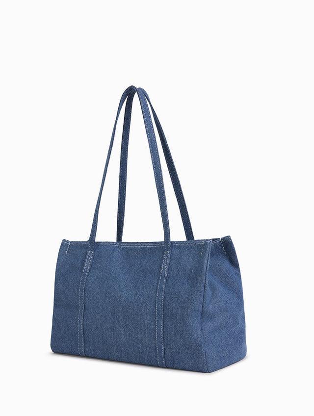 Nat & Nin Sacs Porté épaule Liam Denim Denim Blue
