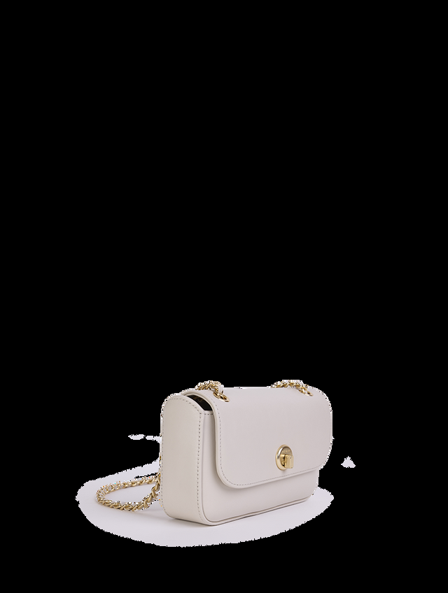 Nat & Nin Sacs Porté épaule Mini Grace Blanc Argile