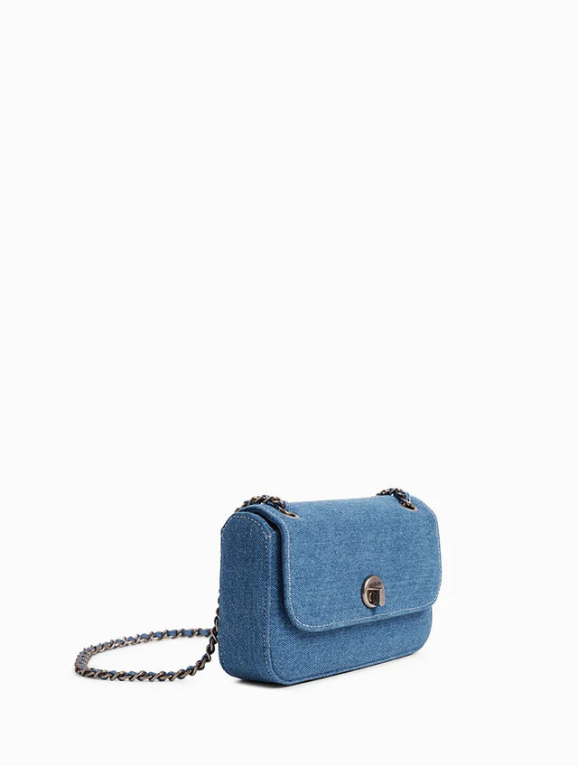 Nat & Nin Sacs Porté épaule Mini Grace Denim Denim