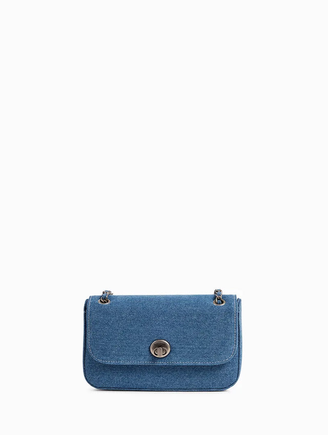 Nat & Nin Sacs porté épaule Mini Grace Denim Denim