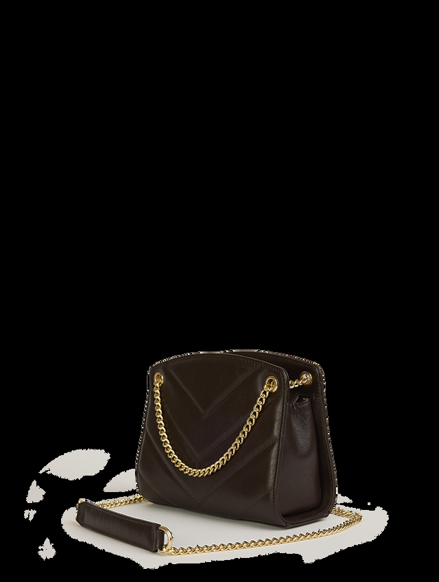 Nat & Nin Sacs Porté épaule Mini Simone Ébène