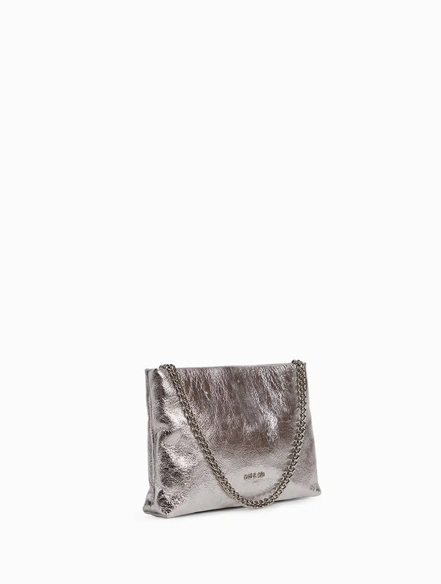 Nat & Nin Sacs Porté épaule Molly Aqua Silver