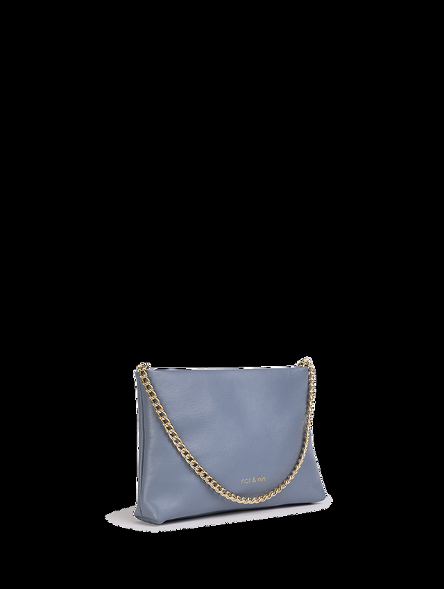 Nat & Nin Sacs Porté épaule Molly Bleu Plume