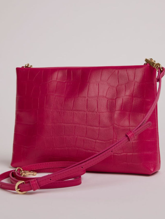 Nat & Nin Sacs Porté épaule Molly Croc Praline