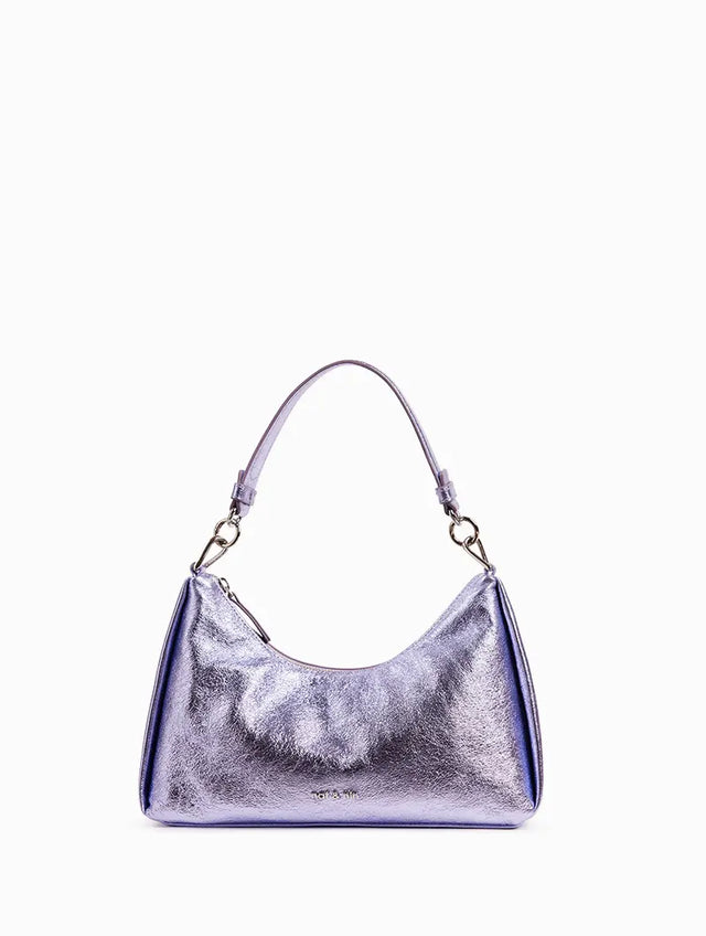 Nat & Nin Sacs porté épaule Rejina Aqua Silver