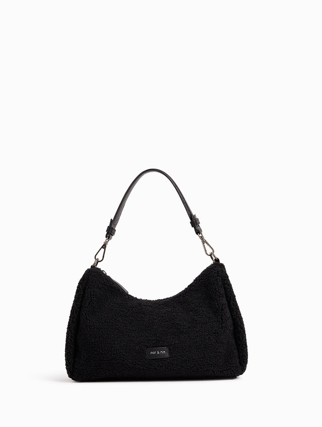 Nat & Nin Sacs porté épaule Rejina Teddy Teddy Noir