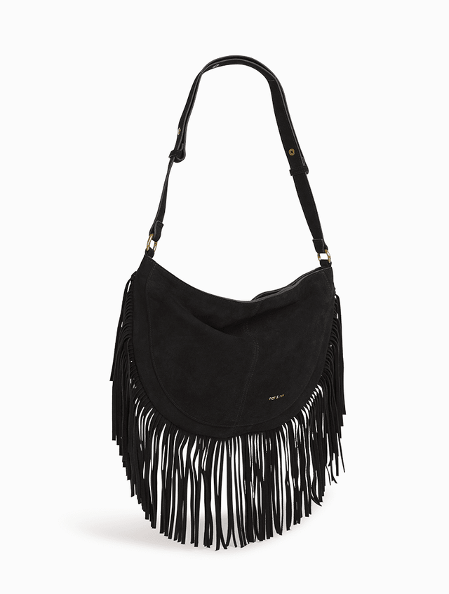 Nat & Nin Sacs Porté épaule Rodeo Franges Noir