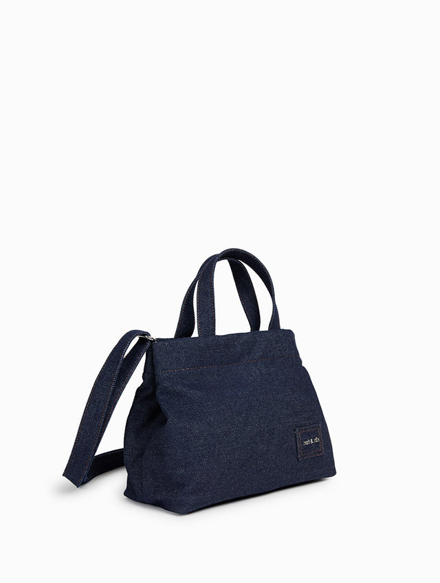 Nat & Nin Sacs Porté épaule Sidney Denim Denim Brut