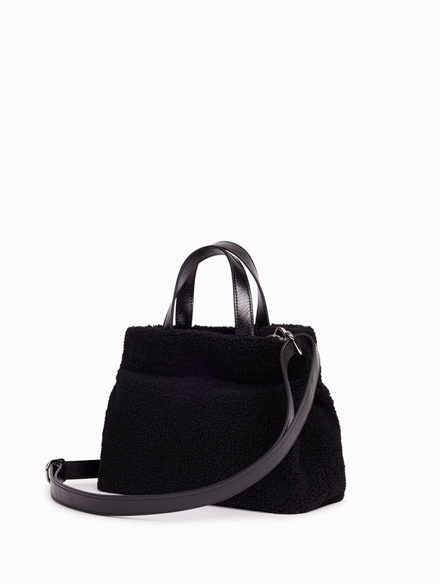 Nat & Nin Sacs Porté épaule Sidney Teddy Noir