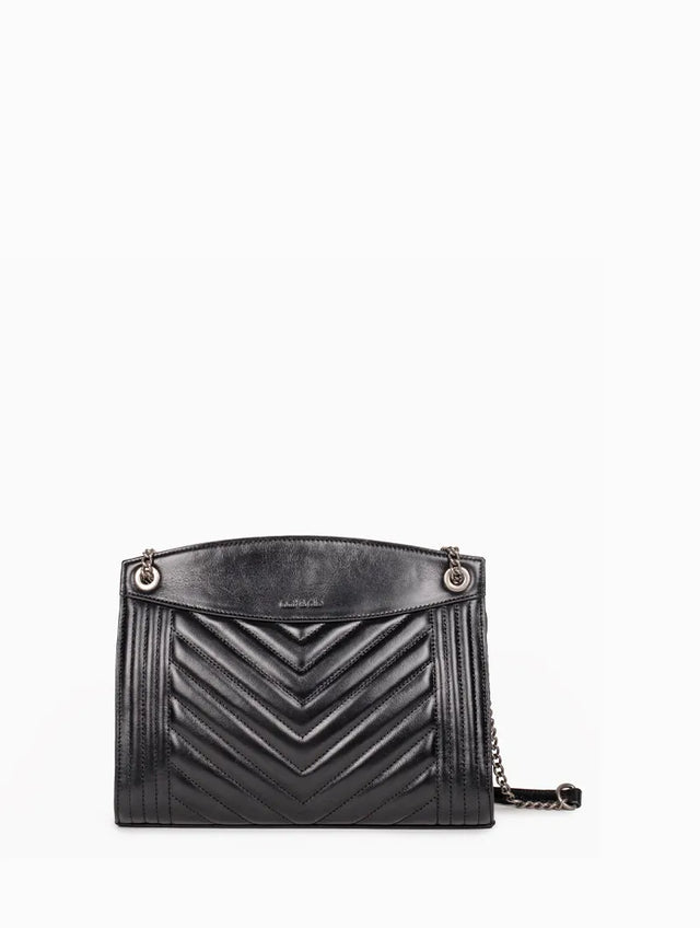 Nat & Nin Sacs porté épaule Simone Noir glace