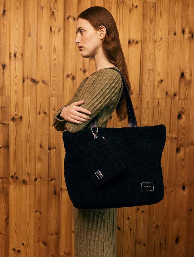 Nat & Nin Sacs Porté épaule Sunny Teddy Teddy Noir