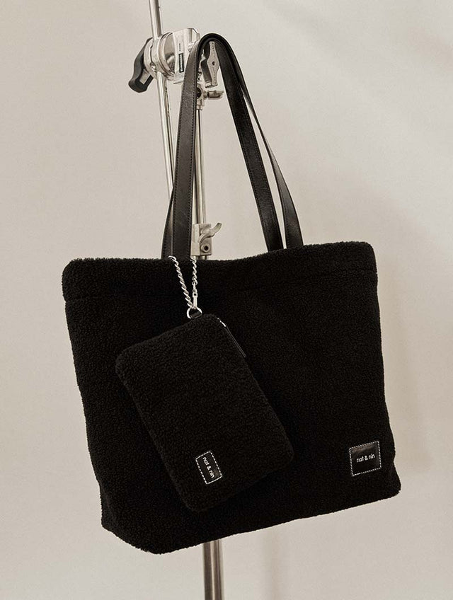 Nat & Nin Sacs Porté épaule Sunny Teddy Teddy Noir