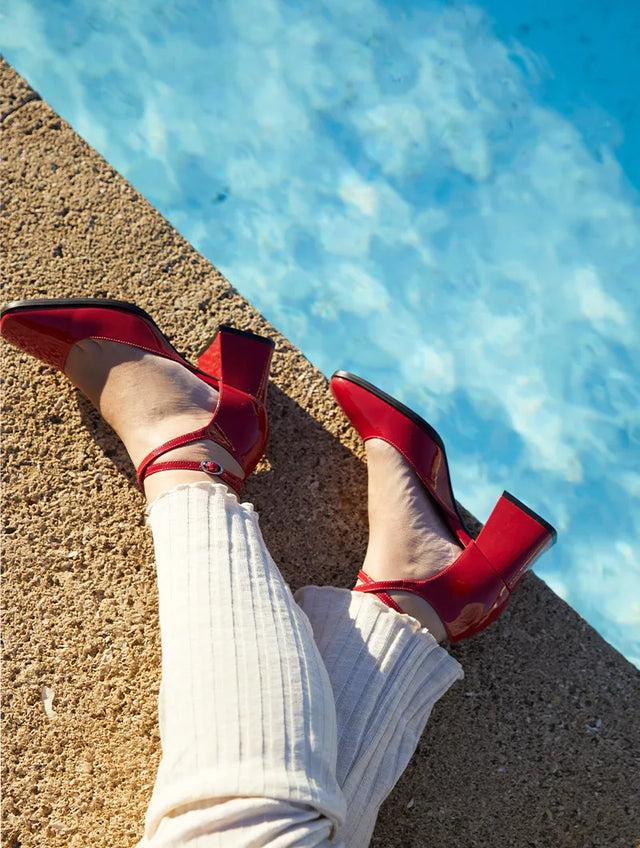 Nat & Nin Chaussures Femme Philippines Rouge Amour Rouge Amour