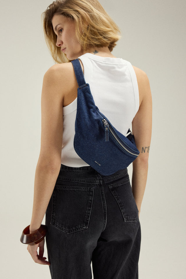 Nat & Nin Mini Sacs Et Pochettes Tracy Denim Denim Brut