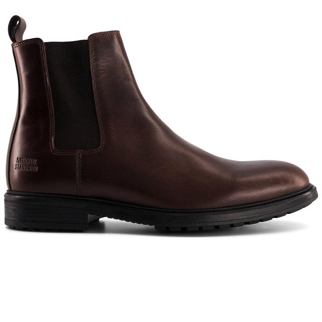 national standard Boots / Bottines Chelsea en cuir nappa marron national standard Boots / Bottines Chelsea en cuir nappa marron