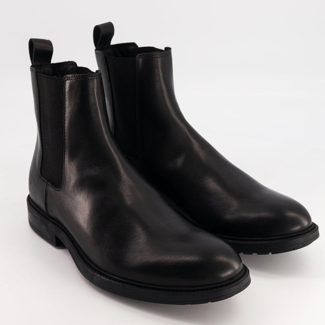 National Standard Bottines / Boots Chelsea En Cuir Nappa Noir
