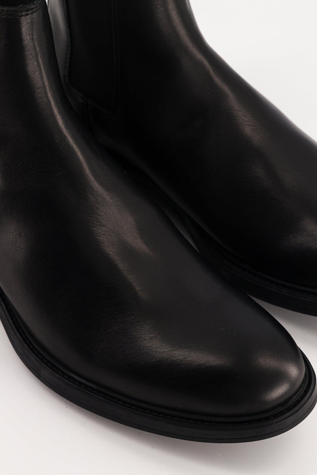 National Standard Bottines / Boots Chelsea En Cuir Nappa Noir