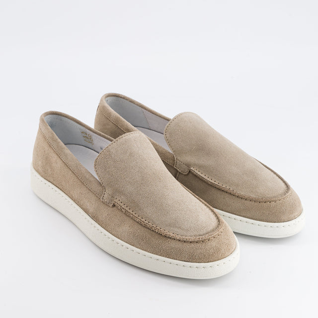 National Standard Loafers En Cuir Veau Velours Beige Pour Homme