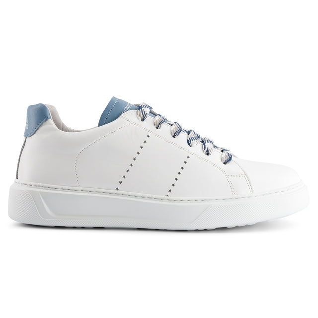 national standard Sneakers basses cuir nappa blanc et bleu ciel national standard Sneakers basses cuir nappa blanc et bleu ciel