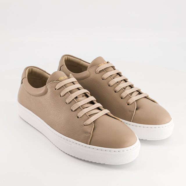 National Standard Sneakers Basses Cuir Nappa Grainé Beige