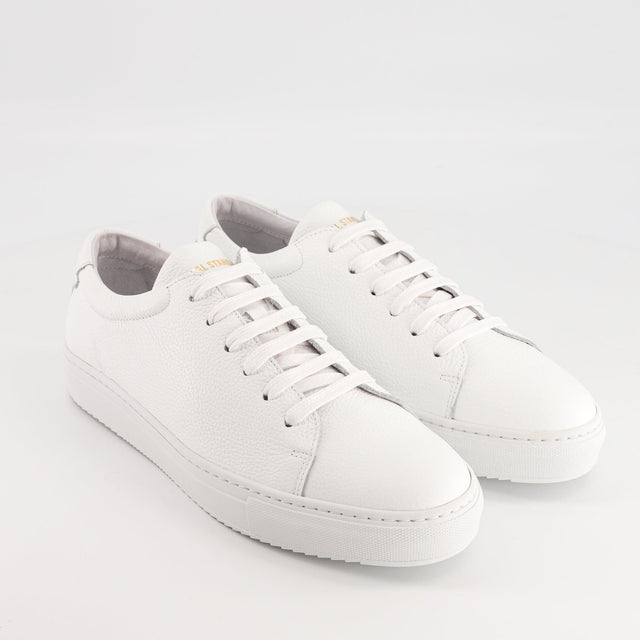 National Standard Sneakers Basses En Cuir Blanc Grainé
