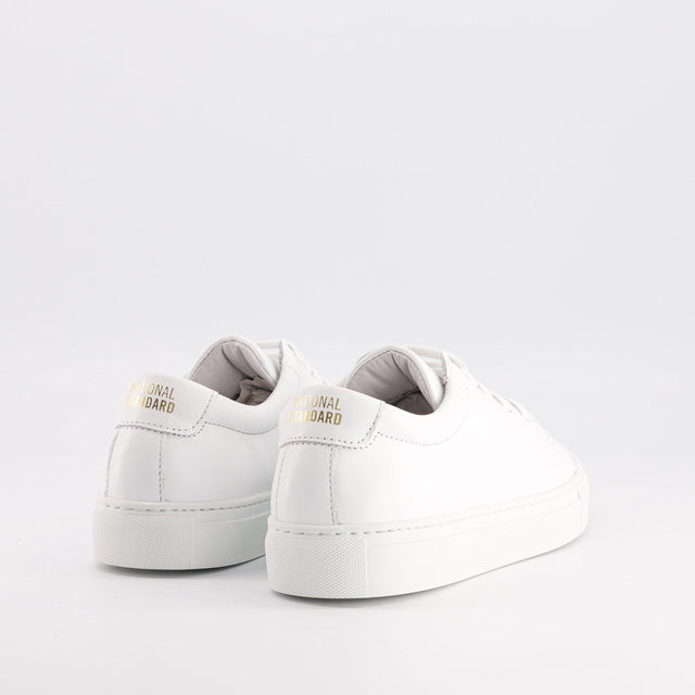 National Standard Sneakers Basses En Cuir Blanc Pour Femme