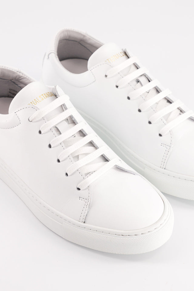 National Standard Sneakers Basses En Cuir Blanc Pour Femme