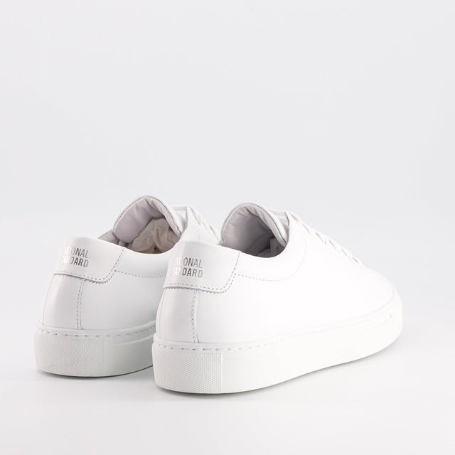 National Standard Sneakers Basses En Cuir Blanche Pour Homme