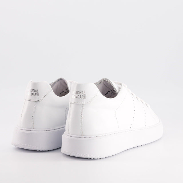 National Standard Sneakers Basses En Cuir Nappa Blanc