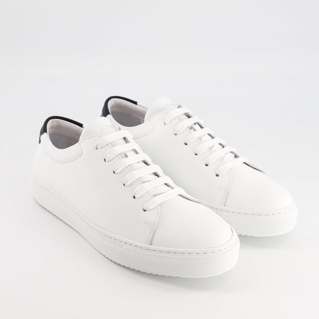 National Standard Sneakers Basses En Cuir Nappa Blanche Et Marine