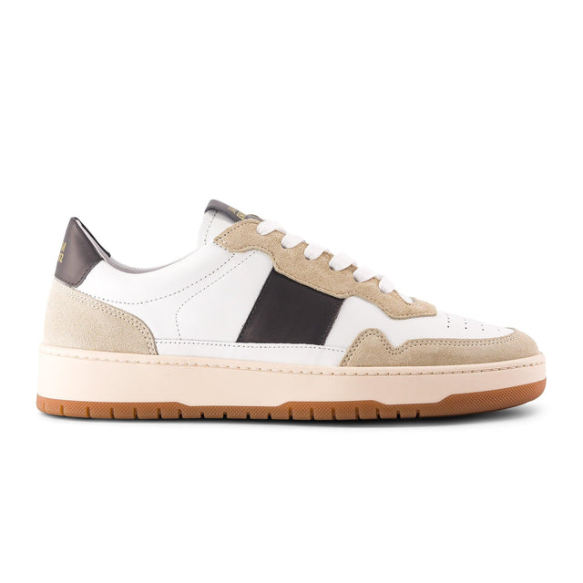 national standard Sneakers basses en cuir nappa et suède beige national standard Sneakers basses en cuir nappa et suède beige
